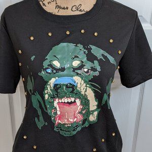 Givenchy Inspired Rottweiler Sweater Sz Small